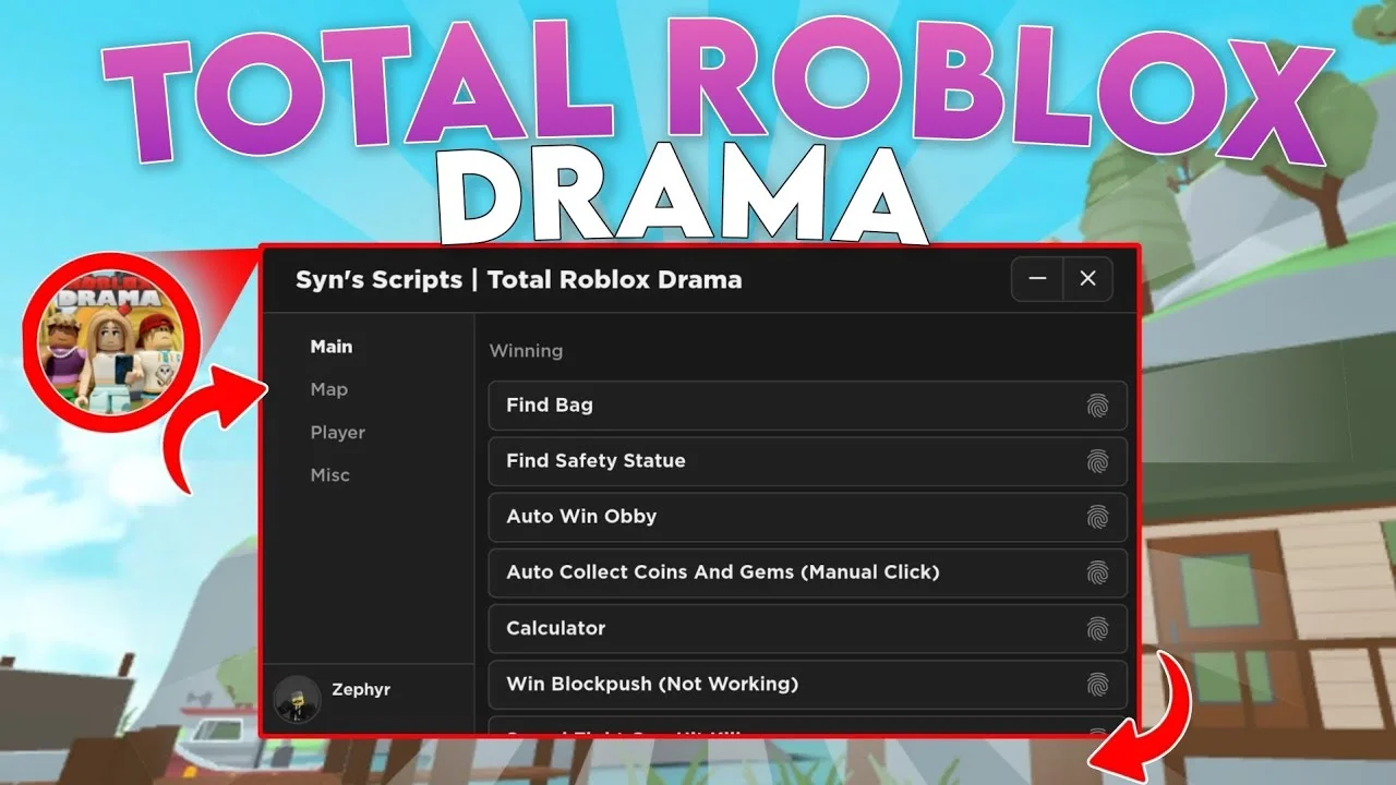 total roblox drama syn's script