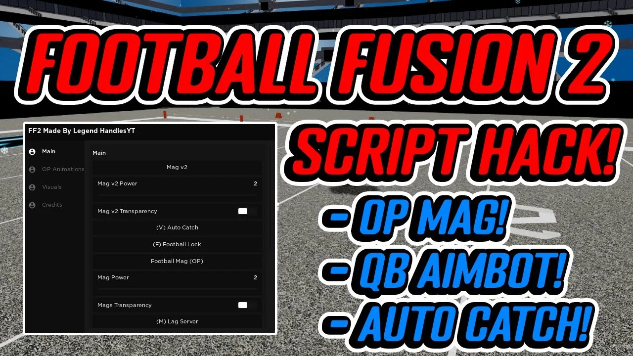 football fusion 2 script hack op mag, qb aimbot, auto catch