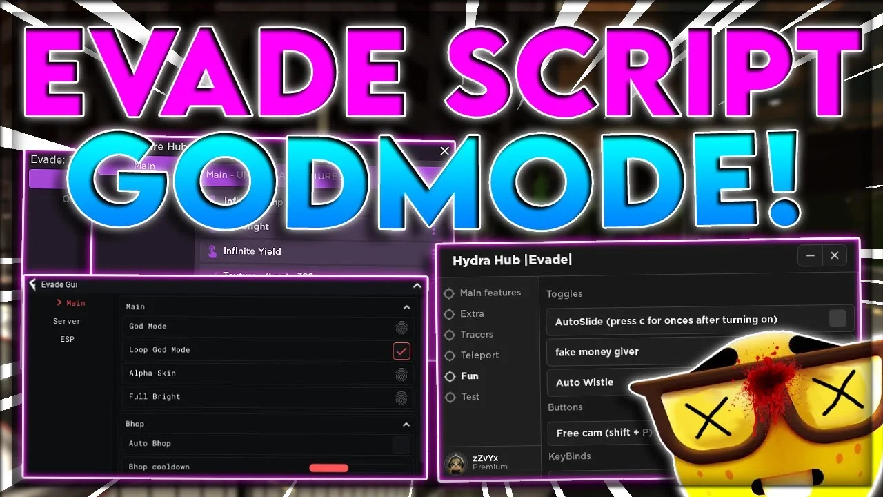 evade script godmode