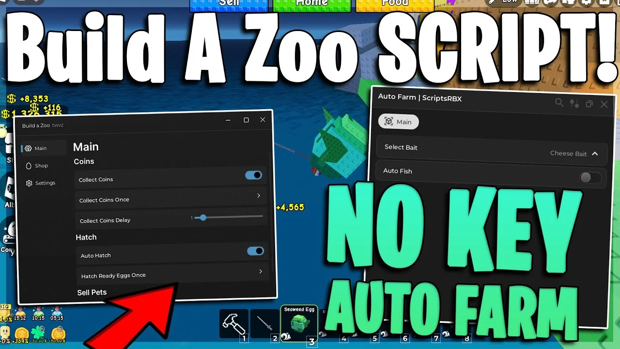 build a zoo script no key auto farm